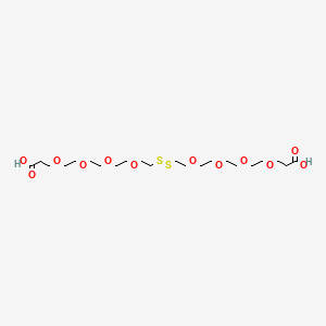 molecular formula C22H42O12S2 B605141 Acid-PEG4-S-S-PEG4-Acid CAS No. 2055015-40-0