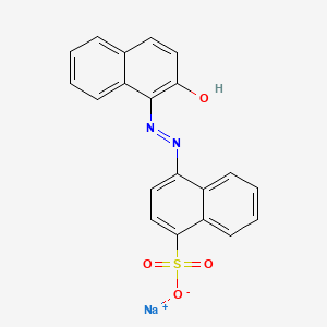 molecular formula C20H13N2NaO4S B605150 酸性红 88 CAS No. 1658-56-6