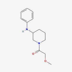 molecular formula C14H20N2O2 B6051554 1-(methoxyacetyl)-N-phenyl-3-piperidinamine 