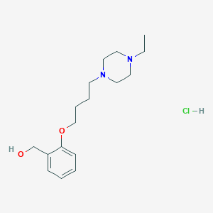 {2-[4-(4-ethyl-1-piperazinyl)butoxy]phenyl}methanol hydrochloride