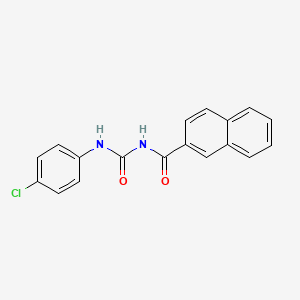 N-{[(4-chlorophenyl)amino]carbonyl}-2-naphthamide