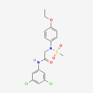 N~1~-(3,5-dichlorophenyl)-N~2~-(4-ethoxyphenyl)-N~2~-(methylsulfonyl)glycinamide