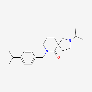 molecular formula C21H32N2O B6051723 2-isopropyl-7-(4-isopropylbenzyl)-2,7-diazaspiro[4.5]decan-6-one 