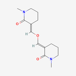 3,3'-(oxydimethylylidene)bis(1-methyl-2-piperidinone)