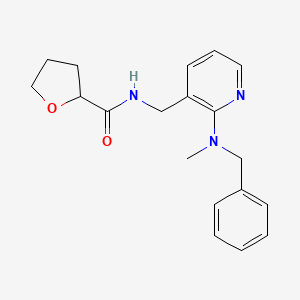 N-({2-[benzyl(methyl)amino]-3-pyridinyl}methyl)tetrahydro-2-furancarboxamide