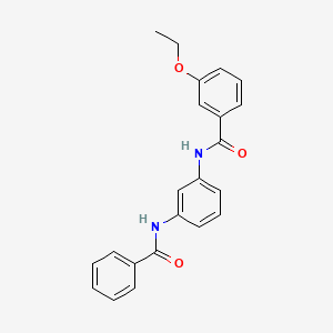 molecular formula C22H20N2O3 B6052198 N-[3-(benzoylamino)phenyl]-3-ethoxybenzamide 