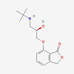 molecular formula C15H21NO4 B605220 Afurolol, (R)- CAS No. 91853-75-7