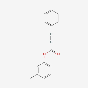 molecular formula C16H12O2 B6052234 (3-Methylphenyl) 3-phenylprop-2-ynoate 