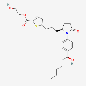 molecular formula C26H35NO5S B605229 Aganepag ethanediol CAS No. 1192760-33-0