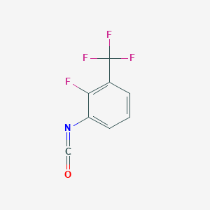 molecular formula C8H3F4NO B060523 2-氟-3-(三氟甲基)苯基异氰酸酯 CAS No. 190774-52-8