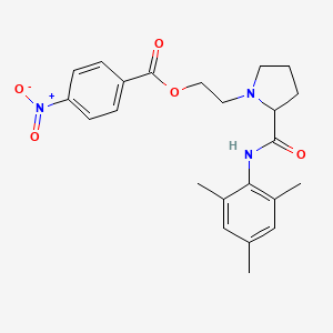 2-{2-[(mesitylamino)carbonyl]-1-pyrrolidinyl}ethyl 4-nitrobenzoate