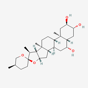 molecular formula C27H44O5 B605238 芹菜素 CAS No. 55332-76-8