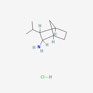 3-propan-2-ylbicyclo[2.2.1]heptan-2-amine;hydrochloride