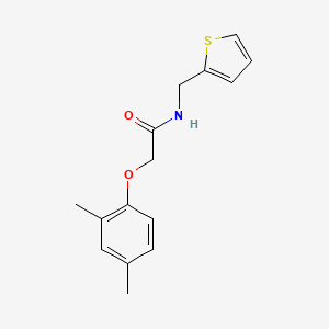 molecular formula C15H17NO2S B6052491 2-(2,4-dimethylphenoxy)-N-(2-thienylmethyl)acetamide 