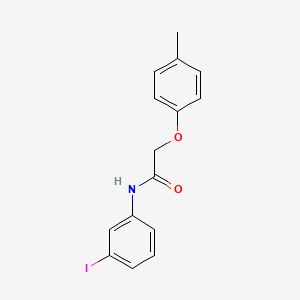 molecular formula C15H14INO2 B6052655 N-(3-iodophenyl)-2-(4-methylphenoxy)acetamide 
