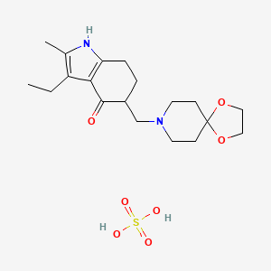 molecular formula C19H30N2O7S B605270 AL-1612单硫酸盐 CAS No. 38821-47-5