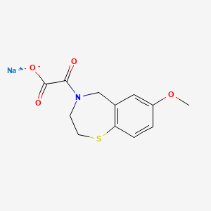 molecular formula C12H12NNaO4S B605272 阿拉多利安钠 CAS No. 1233219-11-8