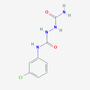 molecular formula C8H9ClN4O2 B6052743 N-(3-chlorophenyl)-1,2-hydrazinedicarboxamide 