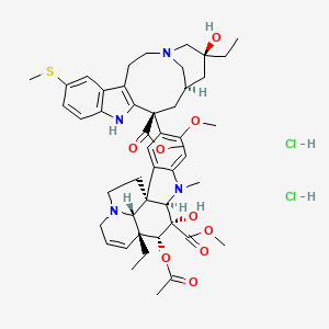 molecular formula C47H62Cl2N4O9S B605275 ALB-109564 dihydrochloride CAS No. 1300114-12-8