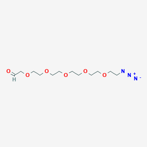 molecular formula C12H23N3O6 B605285 Ald-CH2-PEG5-Azide CAS No. 1446282-38-7