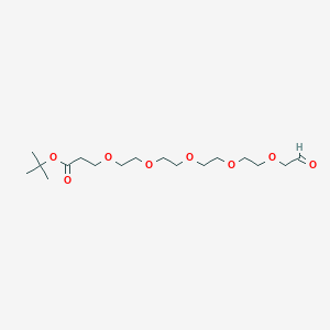 molecular formula C17H32O8 B605286 醛-CH2-PEG5-叔丁酯 CAS No. 1446282-23-0
