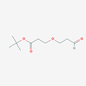 molecular formula C10H18O4 B605288 Ald-PEG1-叔丁酸酯 CAS No. 2100306-48-5
