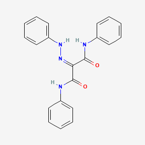 molecular formula C21H18N4O2 B6052921 N,N'-diphenyl-2-(phenylhydrazono)malonamide 