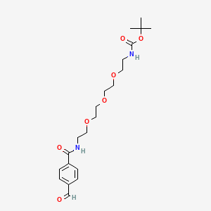 molecular formula C21H32N2O7 B605297 Ald-Ph-PEG3-NH-Boc CAS No. 1807540-87-9