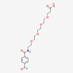 molecular formula C19H27NO8 B605299 Ald-Ph-PEG4-acid CAS No. 1309460-27-2
