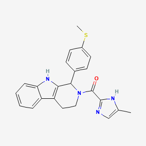 2-[(4-methyl-1H-imidazol-2-yl)carbonyl]-1-[4-(methylthio)phenyl]-2,3,4,9-tetrahydro-1H-beta-carboline