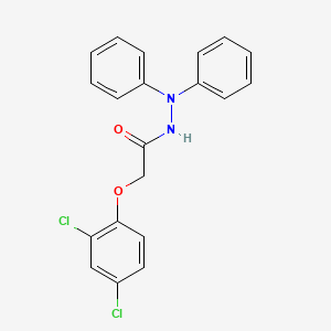 molecular formula C20H16Cl2N2O2 B6053054 2-(2,4-dichlorophenoxy)-N',N'-diphenylacetohydrazide 