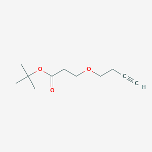 molecular formula C11H18O3 B605314 炔基-乙基-PEG1-叔丁酯 CAS No. 2100306-55-4