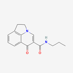 6-oxo-N-propyl-1,2-dihydro-6H-pyrrolo[3,2,1-ij]quinoline-5-carboxamide