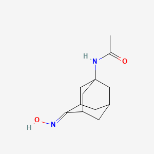 molecular formula C12H18N2O2 B6053283 N-[4-(hydroxyimino)-1-adamantyl]acetamide 
