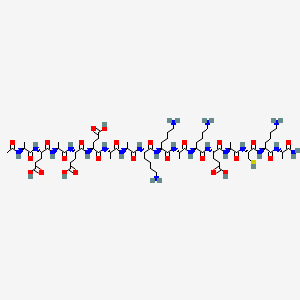 molecular formula C70H121N21O25S B605332 alpha1BAla CAS No. 151868-51-8