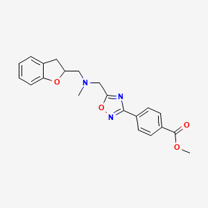 methyl 4-(5-{[(2,3-dihydro-1-benzofuran-2-ylmethyl)(methyl)amino]methyl}-1,2,4-oxadiazol-3-yl)benzoate