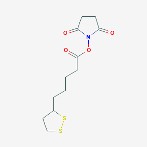 molecular formula C12H17NO4S2 B605334 α-硫辛酸-NHS CAS No. 40846-94-4