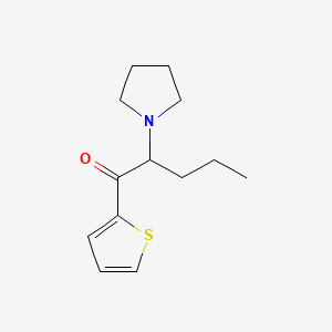 molecular formula C13H19NOS B605337 2-(吡咯啉-1-基)-1-(噻吩-2-基)戊酮 CAS No. 1400742-66-6