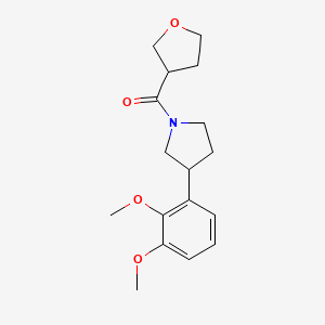 3-(2,3-dimethoxyphenyl)-1-(tetrahydro-3-furanylcarbonyl)pyrrolidine