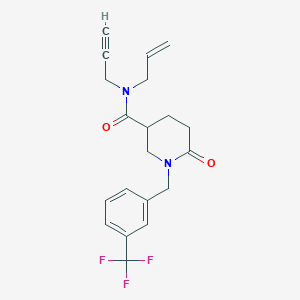 N-allyl-6-oxo-N-2-propyn-1-yl-1-[3-(trifluoromethyl)benzyl]-3-piperidinecarboxamide