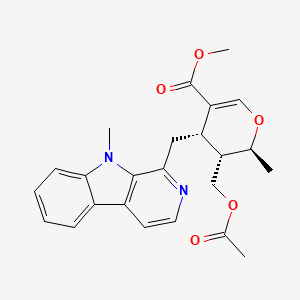 molecular formula C24H26N2O5 B605348 阿斯托尼定醋酸酯 CAS No. 31148-66-0