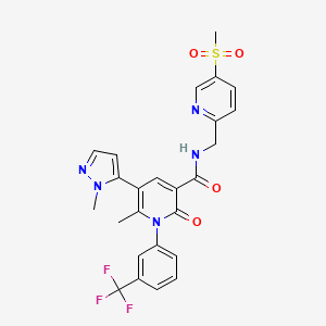 molecular formula C25H22F3N5O4S B605355 阿尔维司他 CAS No. 848141-11-7