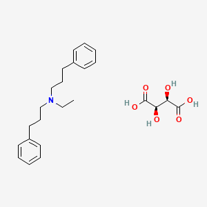 molecular formula C24H33NO6 B605357 酒石酸阿维利尼 CAS No. 3686-59-7