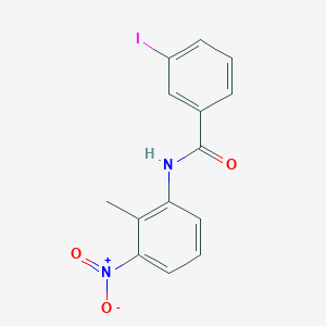 molecular formula C14H11IN2O3 B6053591 3-iodo-N-(2-methyl-3-nitrophenyl)benzamide 