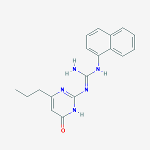 N-1-naphthyl-N'-(6-oxo-4-propyl-1,6-dihydro-2-pyrimidinyl)guanidine