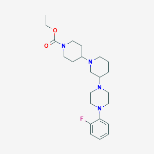 ethyl 3-[4-(2-fluorophenyl)-1-piperazinyl]-1,4'-bipiperidine-1'-carboxylate