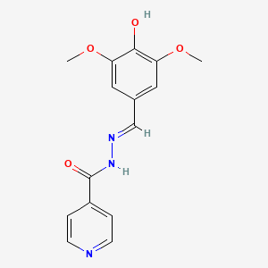 molecular formula C15H15N3O4 B6053708 N'-(4-羟基-3,5-二甲氧基苄亚基)异烟肼 