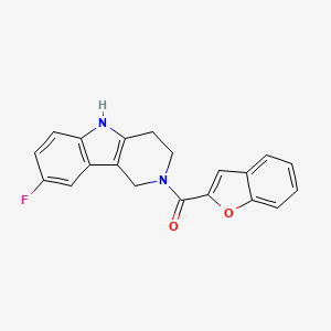 2-(1-benzofuran-2-ylcarbonyl)-8-fluoro-2,3,4,5-tetrahydro-1H-pyrido[4,3-b]indole