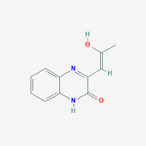 molecular formula C11H10N2O2 B6054005 3-(2-oxopropylidene)-3,4-dihydro-2(1H)-quinoxalinone 