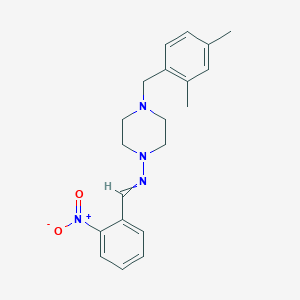 molecular formula C20H24N4O2 B6054149 4-(2,4-dimethylbenzyl)-N-(2-nitrobenzylidene)-1-piperazinamine CAS No. 6069-02-9